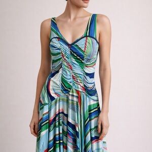 Multicolor Striped Dress